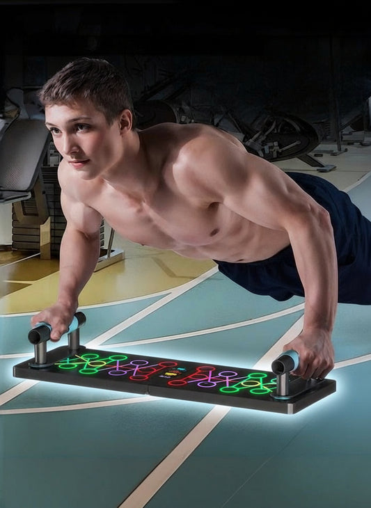 Avec cet équipement abdos & amp push-up, chaque entraînement devient une opportunité d’évolution. Plus de force, plus de définition, plus de résultats sans compromis