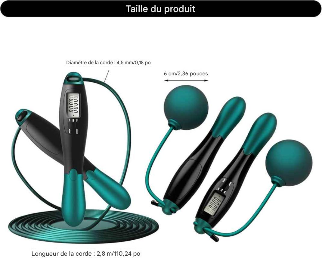 Corde à Sauter avec Compteur