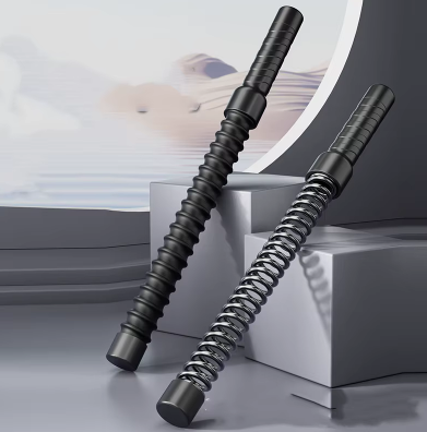  tiges élastiques à ressort de musculation. Offrant une résistance progressive et constante, elles permettent un travail complet du haut du corps, tout en garantissant confort et sécurité. Idéales pour développer la coordination, la stabilité et la force fonctionnelle, elles s’adaptent à tous les niveaux d’entraînement.